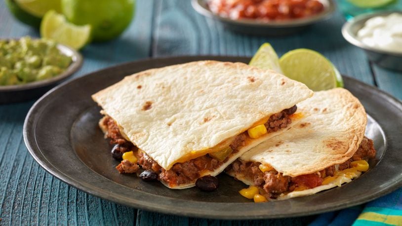 Beef, Bean and Corn Quesadillas. CONTRIBUTED/CATTLEMEN'S BEEF BOARD