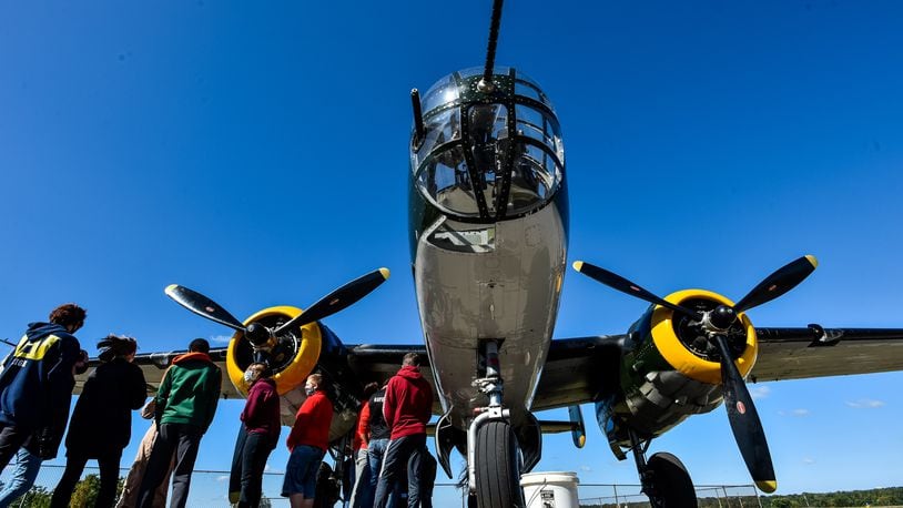 Butler Tech and Middletown officials announced today(7/30) a $1 million grant from the non-profit JobsOhio’s Ohio Site Inventory Program (OSIP) — in partnership with REDI Cincinnati — providing key funding to launch the Butler Tech Aviation Education Hangar project. NICK GRAHAM / STAFF