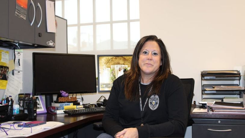 Ashlea Sleiman joined the Oxford Police Department in August 2022 as the department’s first social services liaison. She’s defined what the role entails in the two years since then. SEAN SCOTT/OXFORD FREE PRESS