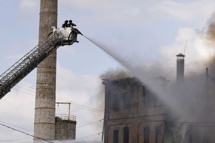 Hamilton former Beckett Paper building fire