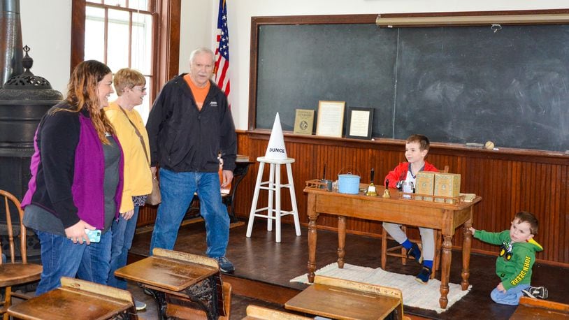 Liberty Township Historical Society will hold their annual spring open house of the Hughes One-Room School on Saturday, May 1 from 10 a.m - 2 p.m. This building was placed on the National Registry of Historic Sites in 1975. The School is located at 6010 Princeton Road 45011 adjacent to the Liberty Early Childhood School. Step back in time as you tour the restored one-room school house furnished as it was in 1887. Six Barker ornaments depicting Liberty Township landmarks available for purchase and local barn paintings by Dr. Robert Kroeger will be on display.  CONTRIBUTED