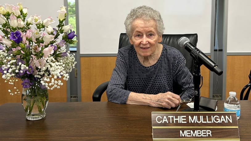 Middletown Board of Education member Cathie Mulligan said Monday she will bring to a close a six-decade career in education – including as a teacher and administrator at the grade school and university level – at the end of this month. Mulligan, who was elected to the board in 2017 and re-elected in 2021, cited the progression of the physical symptoms of Parkison’s disease for resigning from the board on July 31