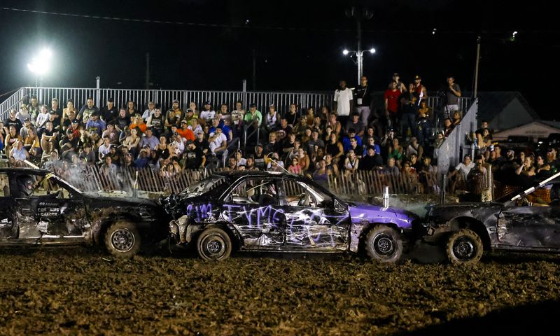 PHOTOS Demolition Derby at Butler County Fair 2023