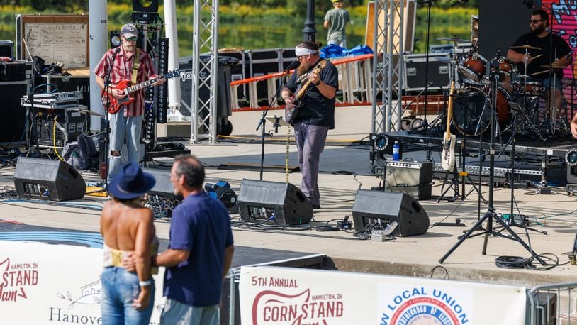 The Fifth Annual Corn Stand Jam took place Saturday, Sept. 30, 2023 at Marcum Park and RiversEdge in Hamilton. The festival aims to raise awareness and funds for mental health support organizations and scholarships. THOMAS PATE/NARRATUS MEDIA (CONTRIBUTED)