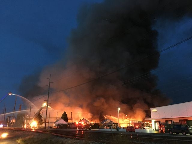 Hamilton warehouse fire