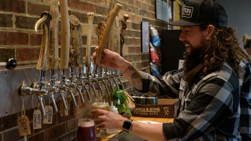 Branch & Bone Artisan Ales is one of 22 local breweries participating in Dorothy Lane Market’s Local Craft Beer Show on Thursday, June 20. TOM GILLIAM / CONTRIBUTING PHOTOGRAPHER