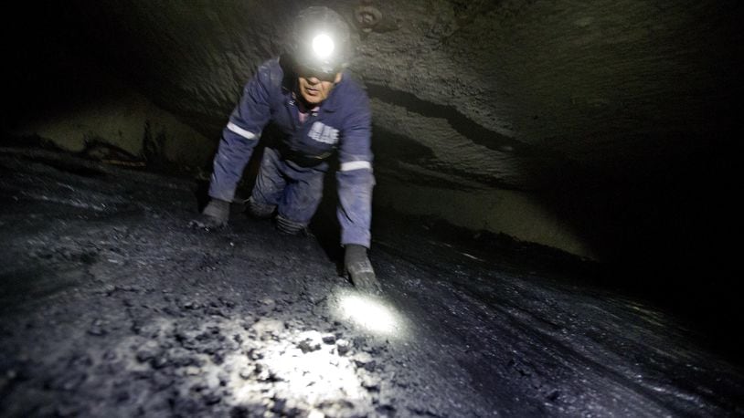 Nearly 100,000 coal miners are at risk of losing all or part of their pensions by 2022 — sooner if more coal companies declare bankruptcy. (AP Photo/David Goldman)