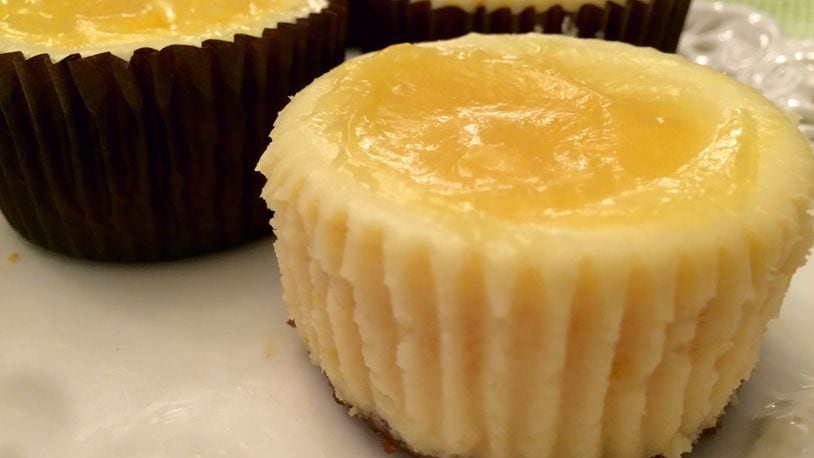Lemon Cheesecake Cupcakes. GWYNN GALVIN, SWIRLSOFFLAVOR.COM