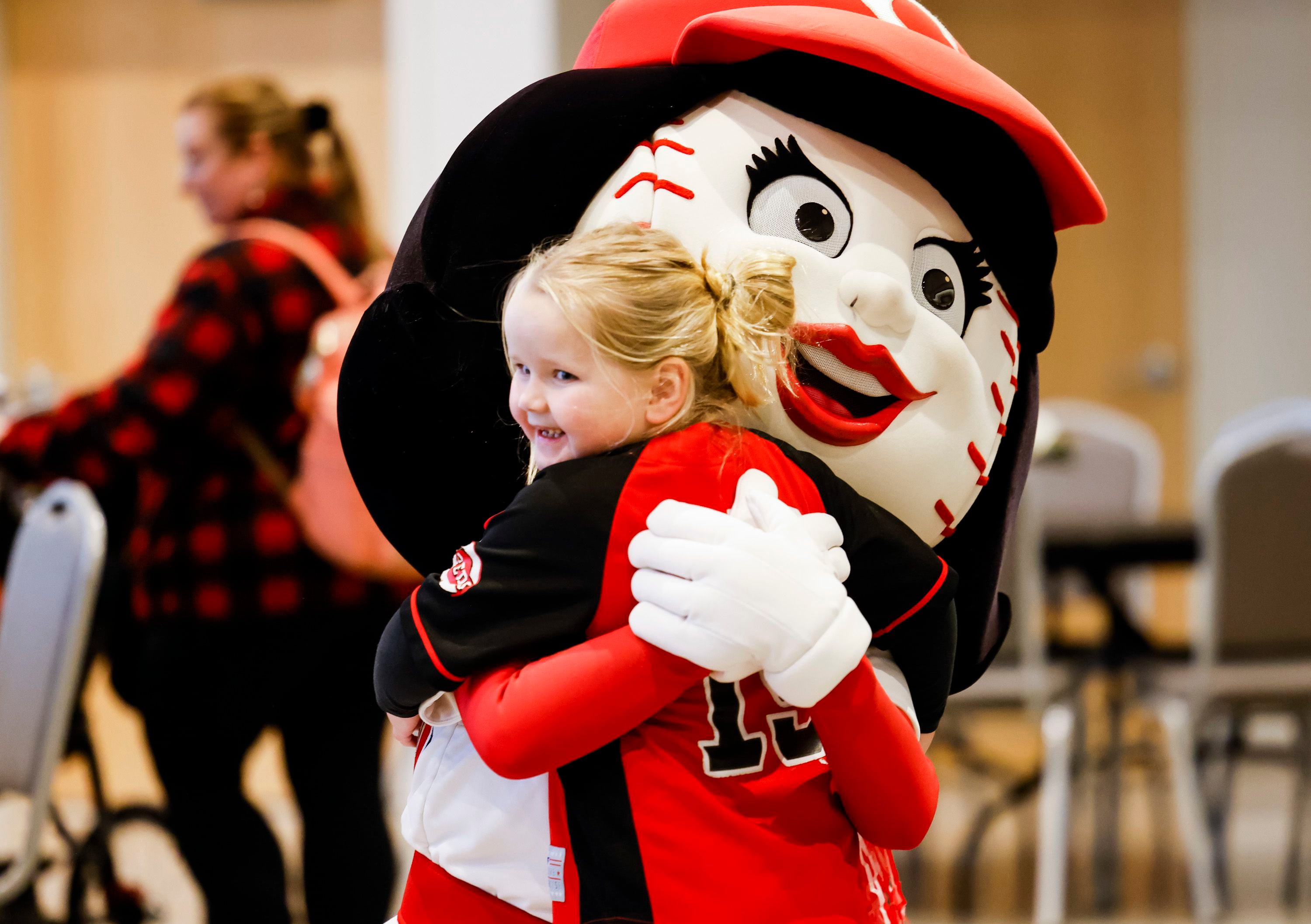 Cincinnati Reds - A hug from your favorite mascot. Day made