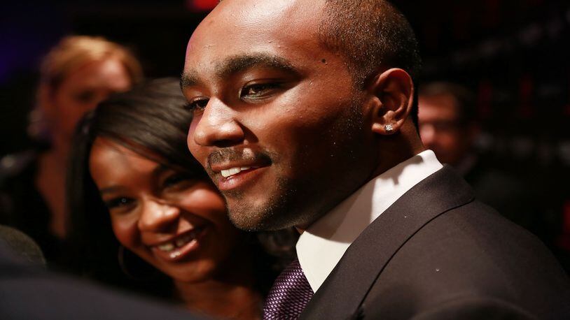 Nick Gordon and Bobbi Kristina Brown attend "The Houstons: On Our Own" series premiere party at the Tribeca Grand Hotel on Oct. 22, 2012, in New York City. A toxicology report made public in February confirmed Gordon’s Jan. 1, 2020, death has been ruled an accidental heroin overdose.