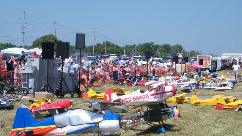 Greater Cincinnati Radio Control Club will present the 63rd Annual Flying Circus Airshow from noon to 3:30 p.m. June 15-16. Admission is $5. Free admission for children under the age of 7. Pictured is some of the model aircraft that will be in the show. CONTRIBUTED