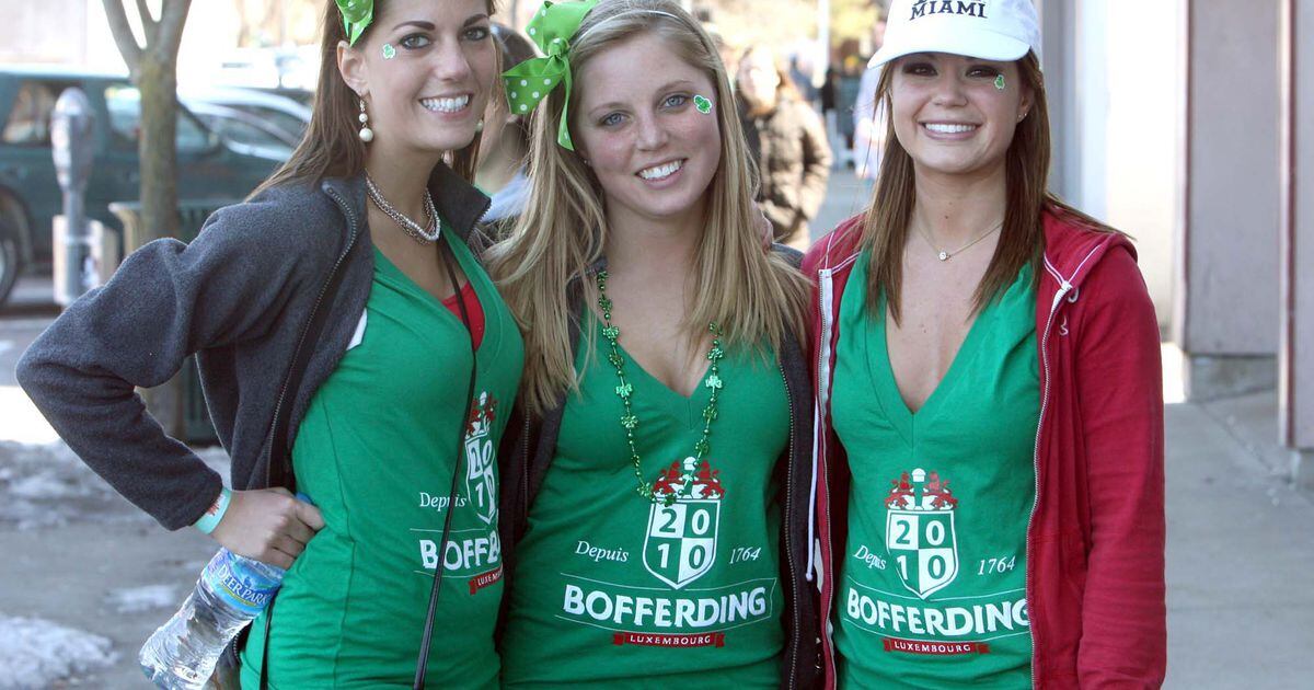 PHOTOS A look back at Oxford’s celebrated Green Beer Day through the years