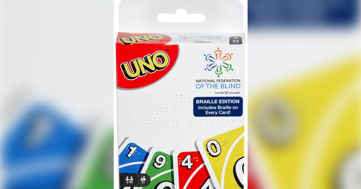 Mattel releasing firstever UNO Braille card game