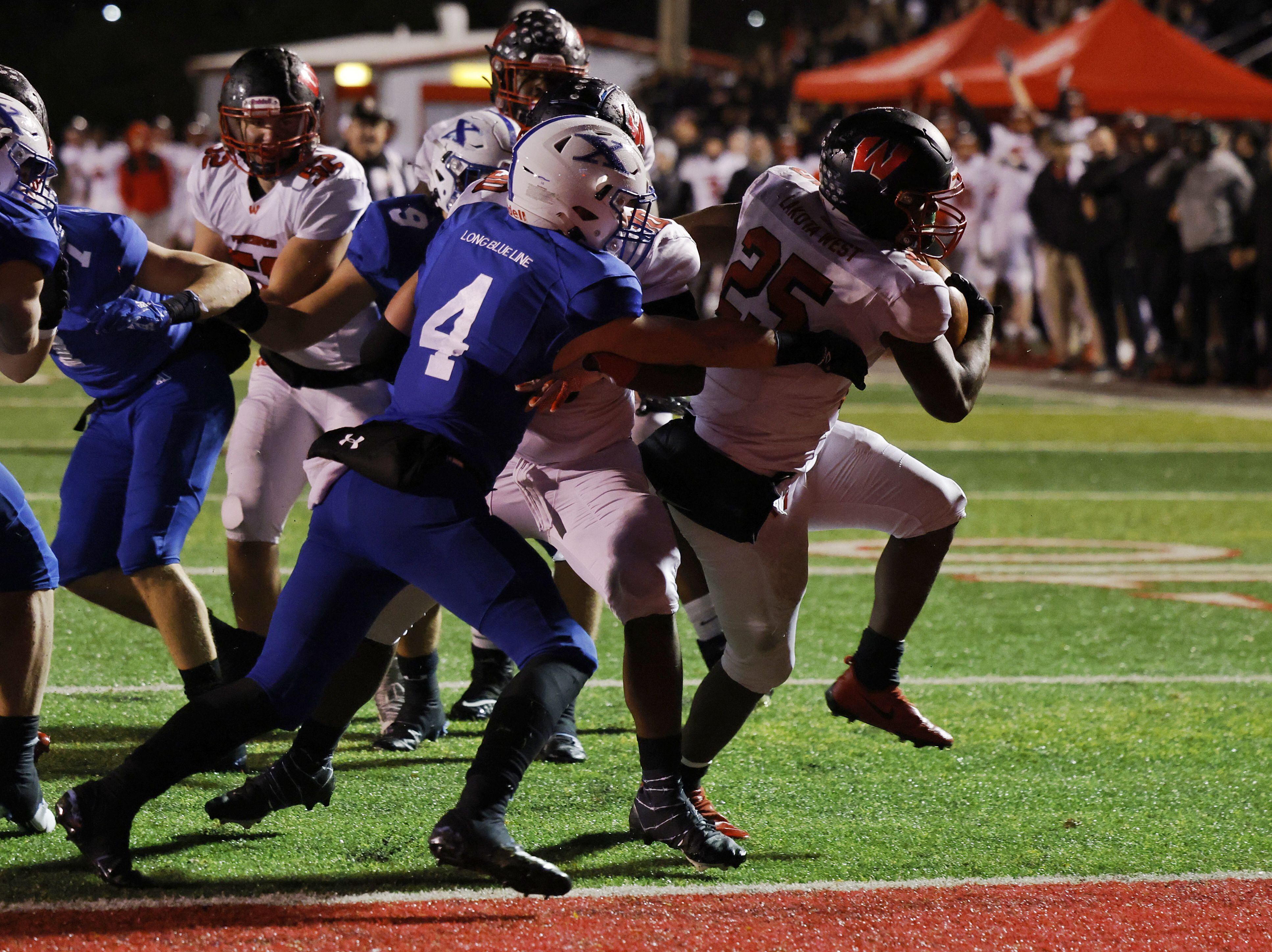 Lakota West wins tight one in final minute over St. Xavier football.