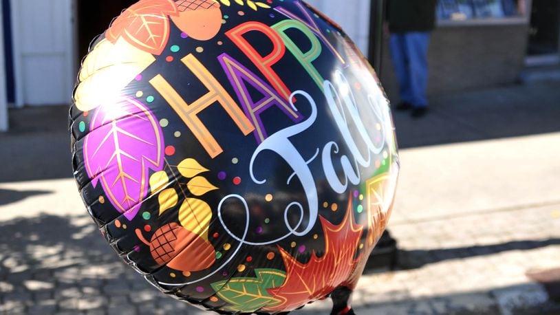 Fall festival season is here. This balloon was spotted at the Waynesville Sauerkraut Festival in years past. DAVID A. MOODIE/FILE