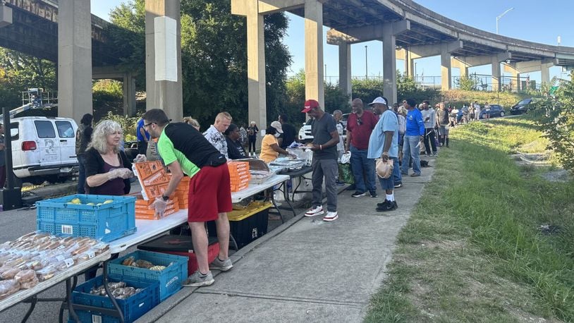 Bridge the Gap outreach, Thursday night dinner to feed the homeless. WCPO