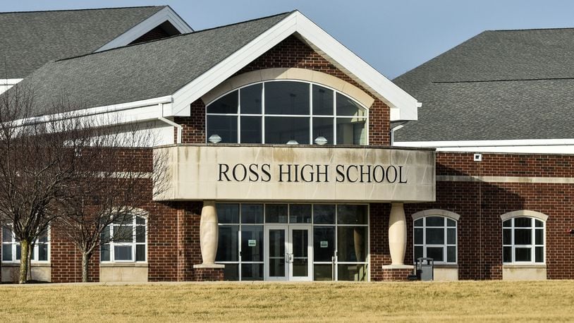 Photo Cutline: Ross High School was the highest rated public high school in the county last school year, said officials with the US News & World Report annual survey of thousands of high schools across America. According to a statement from Ross officials, “Ross High School was the top-rated Butler County school and was the only county high school to crack the top 80 in Ohio on US News & World Report’s 2023 Best High Schools List.” FILE