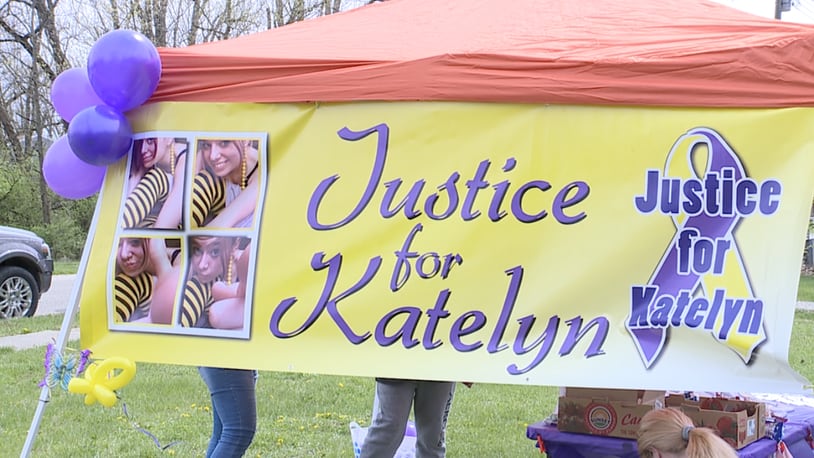 On April 8, Katelyn Markham’s friends and family gathered around a tree to celebrate her life and call for justice for whoever may have been responsible. WCPO/CONTRIBUTED