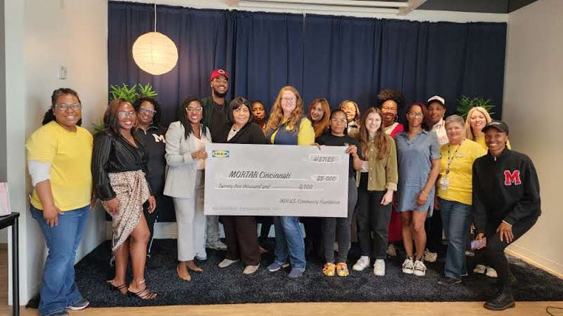 Entrepreneurs of six regional Black businesses were celebrated with a $25,000 grant from IKEA West Chester. PROVIDED.