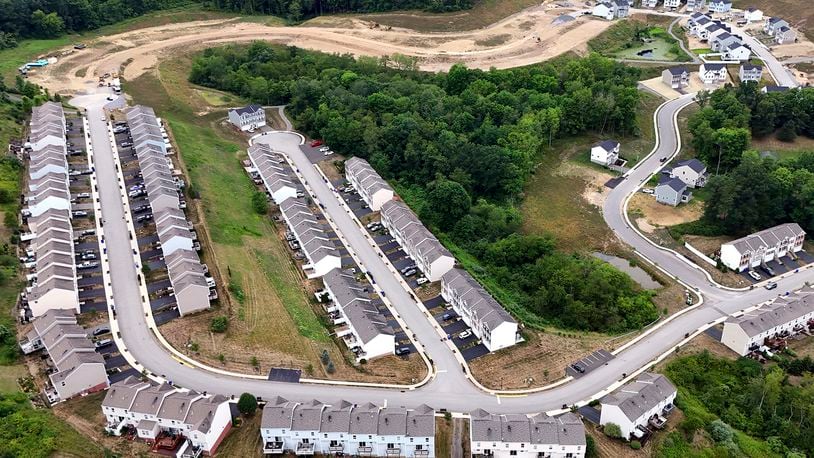 FILE - A housing development in Jackson Township, Pa., is shown on July 11, 2024. (AP Photo/Gene J. Puskar, File)