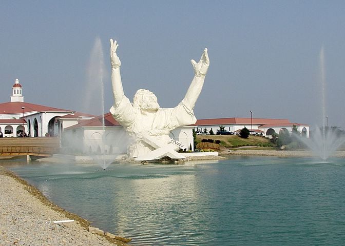 Throwback Thursday Jesus statue burns to the ground