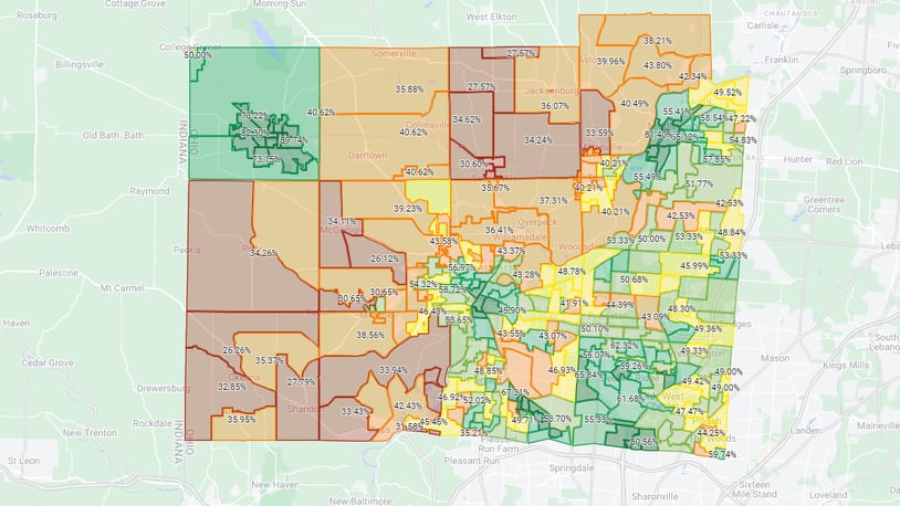 MAPS: How Butler County s precincts voted on Issues 1 and 2