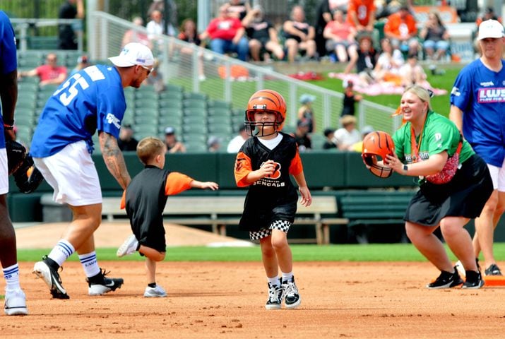 Bengals Play Celebrity Softball Game at Day Air Ballpark