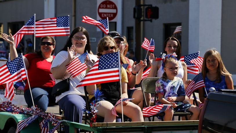 Middletown held their Fourth of July parade Monday, July 4, 2022 with parade route running from Smith Park to Woodside Cemetery. NICK GRAHAM/STAFF