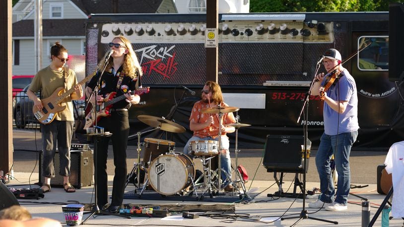 The band Your Ol’ Pal Don Pruett & His Close Personal Friends is seen performing at Hamilton's Urban Backyard. It will perform July 28, 2024 at Lindenwald's Porch Fest. CONTRIBUTED