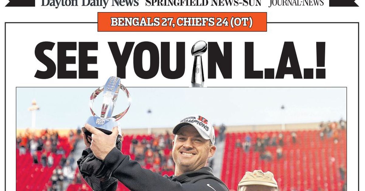 Cincinnati Bengals fans may get souvenir editions of the Journal-News online