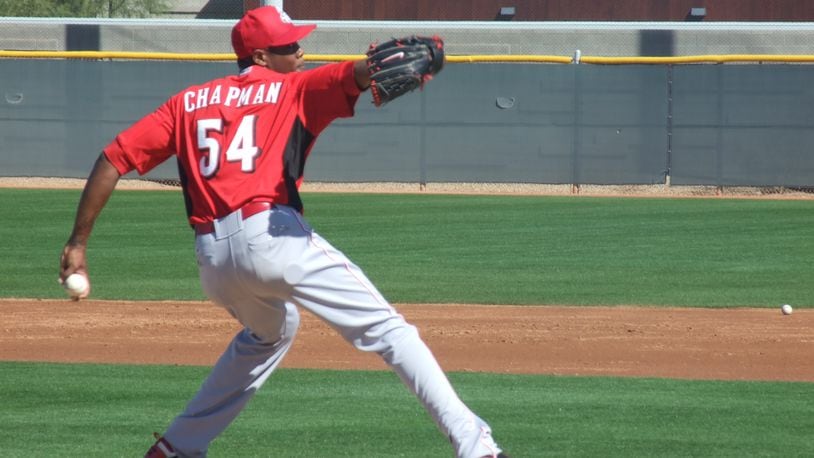 Aroldis Chapman reaction: Batting around ways to protect the pitcher 