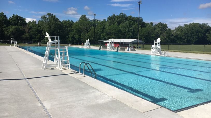 The Paul Elmer Fitzgerald Pool at Franklin Community Park has completed major renovations of its concrete deck and other improvements. It will open at 11 a.m. Saturday, June 2, for the 2018 season. ED RICHTER/STAFF