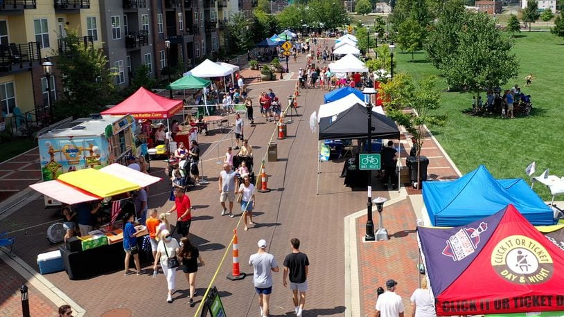 Pictured are scenes from the 2021 Hamilpalooza, a business festival that features vendors, food trucks and live music, that is held annually at Marcum Park. PROVIDED/TVHamilton