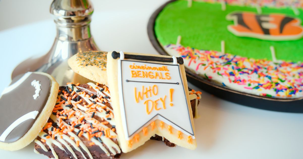 NFL Cincinnati Bengals Custom Message Cookies