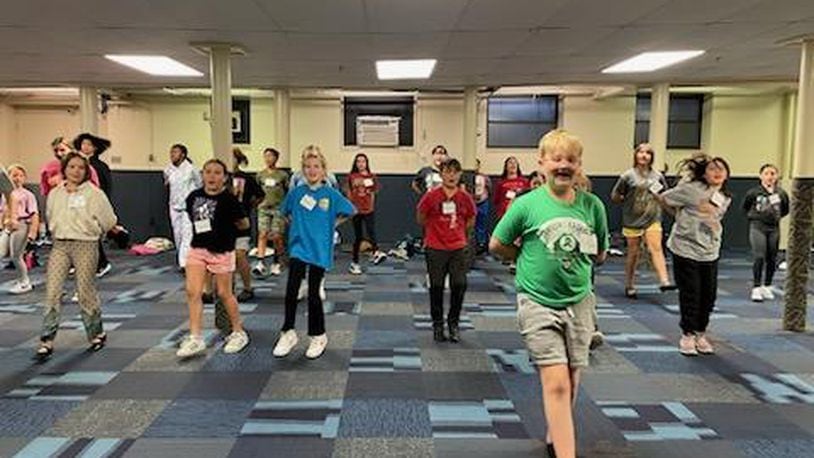 Youth in Encore Community Theatre's "Little Mermaid Jr." are seen rehearsing for the show that will be on stage Oct. 27-28, 2023. CONTRIBUTED