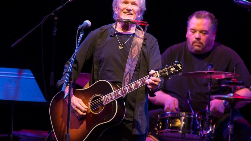 FILE - Kris Kristofferson performs in concert at The American Music Theatre, April 12, 2019, in Lancaster, Pa. (Photo by Owen Sweeney/Invision/AP, File)