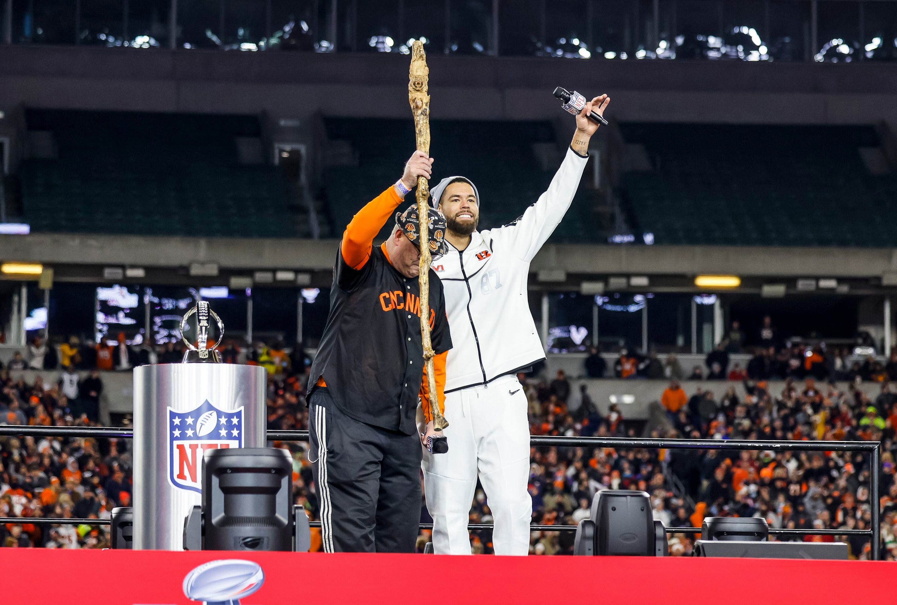 PHOTOS: Cincinnati Bengals Super Bowl LVI Opening Night Fan Rally