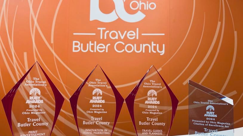 Travel Butler County was honored with four RUBY Awards last week at the Ohio Conference on Travel including a big win in the “Innovation in Travel Marketing” category.