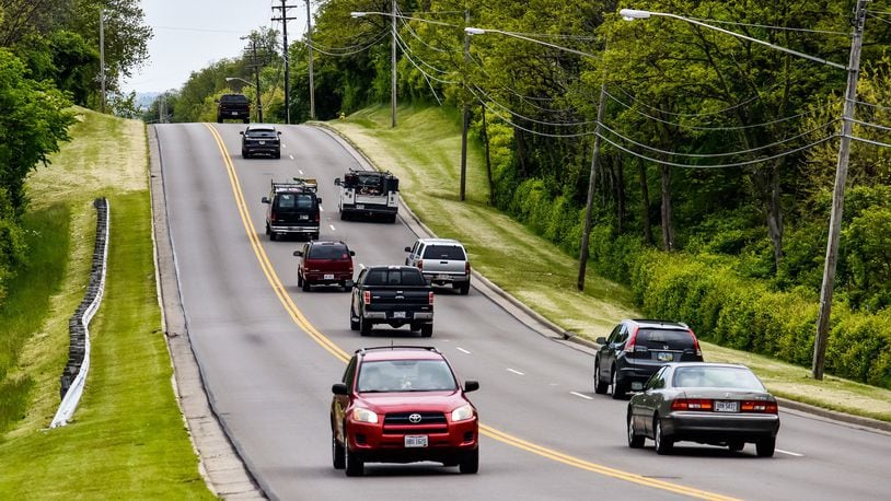 The South Gilmore project as proposed would widen the southbound lanes from just north of Mack Road to just north of Resor Road. The project is scheduled to be bid on in 2024. NICK GRAHAM/STAFF