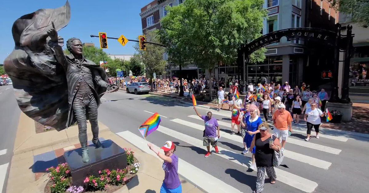 WATCH Large crowd celebrates first Hamilton Pride parade and festival