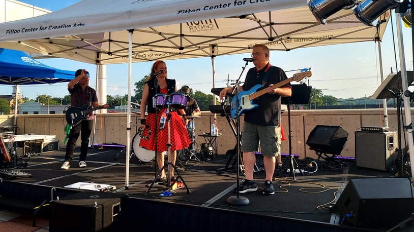 Musicians perform at a previous Fitton Center for Creative Arts launch party. The Fitton Center in downtown Hamilton has a 2024-25 season launch community block party happening Aug. 17, 2024. CONTRIBUTED