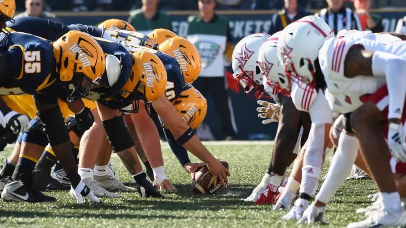 The Miami RedHawks dropped a 30-20 decision to Toledo last Saturday in the Mid-American Conference opener for both teams. Miami Athletics photo