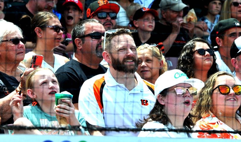 Bengals Play Celebrity Softball Game at Day Air Ballpark