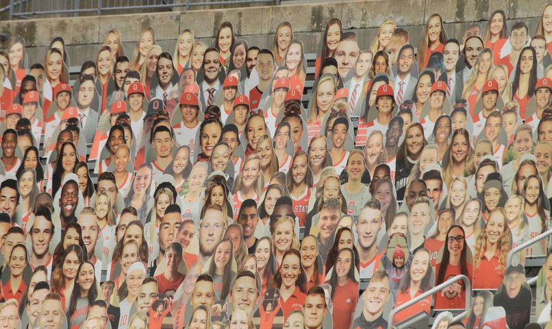 Photos: Ohio State fan cutouts at Ohio Stadium