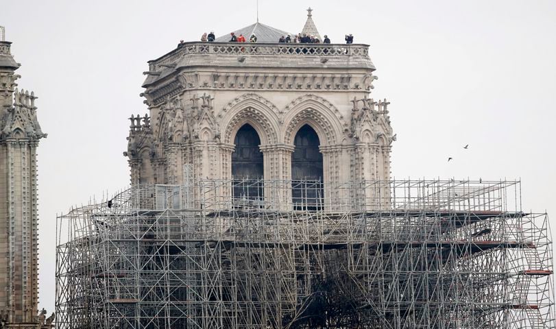 Photos: Notre Dame fire aftermath