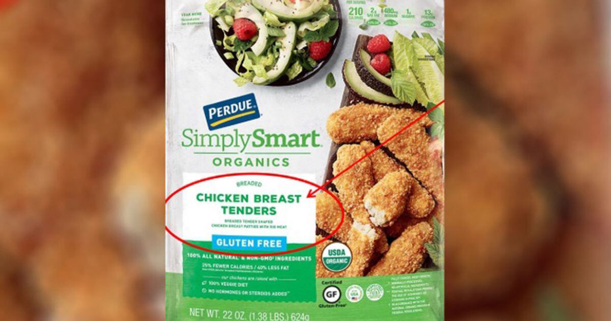 Perdue chicken recall 500 pounds of mislabeled frozen chicken recalled