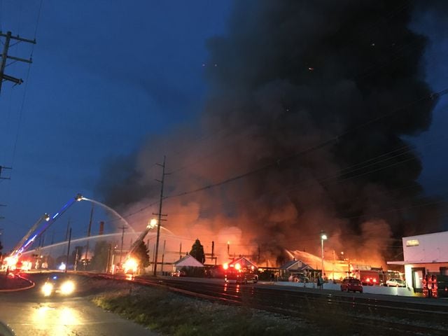 Hamilton warehouse fire