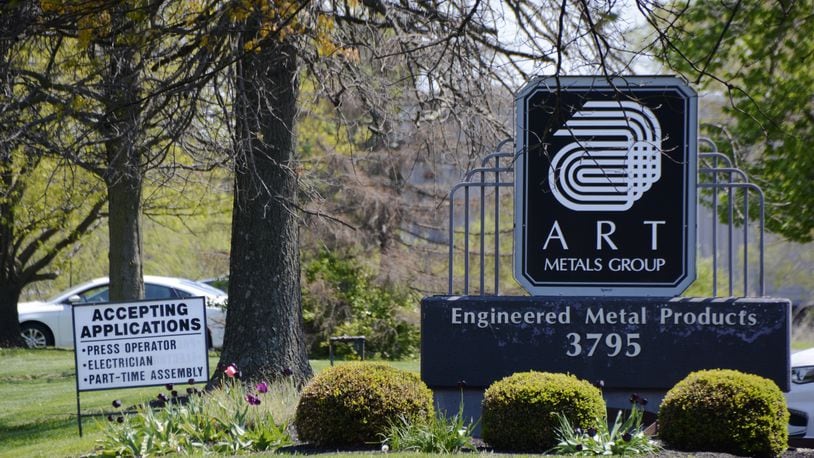 Art Metals Group on Symmes Road in Fairfield is planning to expanding its building and increase its workforce. Hiring 10 new employees is underway, and construction on a 30,000-square-foot addition is set to be complete by 2022. The current footprint of the business is 40,000 square feet. In exchange, Fairfield City Council offered the company a tax break. MICHAEL D. PITMAN/STAFF