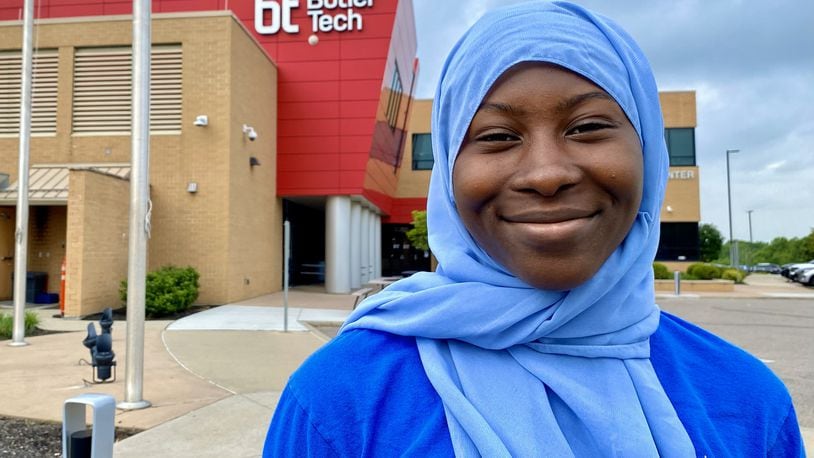 For the first time in the modern era of the Butler Tech career school system, a high school student has earned a perfect score of 36 on the ACT college entrance exam. A 16-year-old junior at Butler Tech’s Bioscience Center, Maryam Tunkara recently finished among the nation’s top ACT achievers and she also excels in extracurricular activities at the school and at Lakota West High School. CONTRIBUTED/MICHAEL D. CLARK