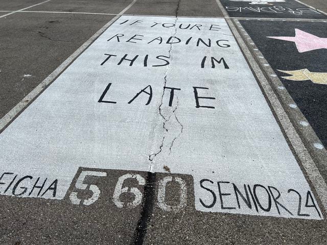 middletown high school parking lot